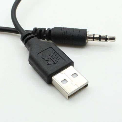 Conector De Audio Auxiliar Macho De 3,5 Mm A Usb 2.0 Cable D
