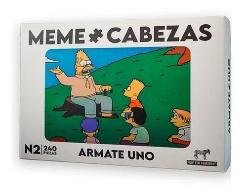 Imagen 3 de 10 de Juego De Mesa Meme Cabezas Pack X 3 Fight Rompecabezas