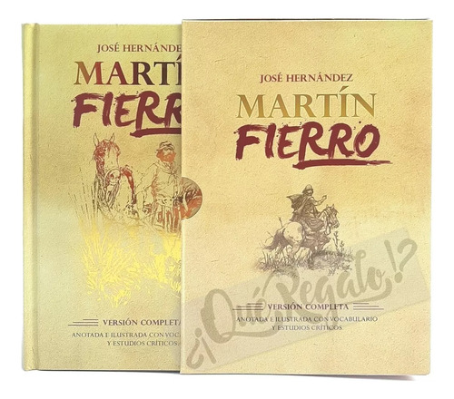 Libro Martin Fierro - Anotada Ilustrada Con Vocabulario -