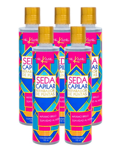 5 Pz Seda Capilar Repara Puntas Abiertas 150 Ml Nekane ® 