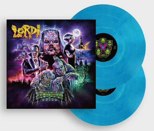 Lordi Screem Writers Guild Blue Marbled Vinyl Lp