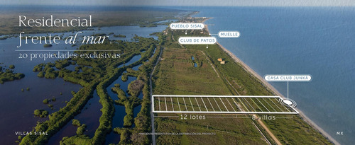 Casa En Venta En Mérida, Junka 2 Playa Sisal Frente Al Mar Tipo Villa, Dic 2024.