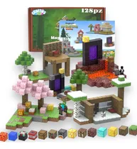 Comprar Crafties Bloques De Construcción Magnética Juegos Stem 128pz