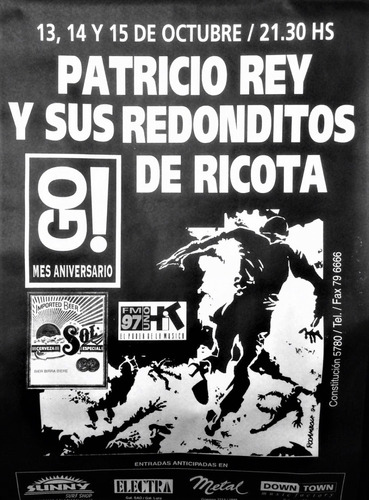 Afiche Los Redondos En Go! Mar Del Plata