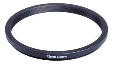 72 Mm-58 Mm  Step Down Anillo Adaptador Filtro