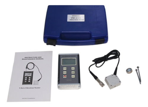 Byqtec Medidor Vibracion Probador Vibrometer Calibre Eje Hz