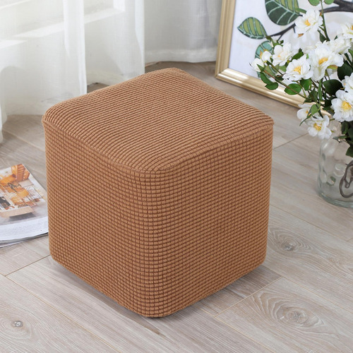 2 Taburete Elástico Slipcover Funda Otomana Rectangular