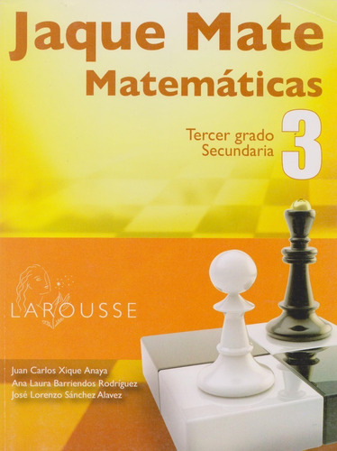 Matematicas Jaque Mate 3 Libro Sec 1a Edic 2014 Larousse