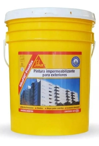 Sikafill Frentes Impermeabilizante Exterior X 20 Lts Sika