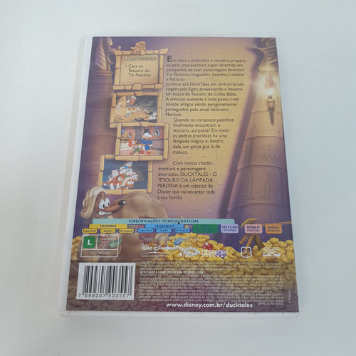 Dvd Ducktales: O Tesouro Da Lâmpada Perdida - D0272 (Usado)