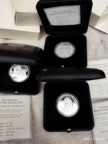 Moneda 200 Bolívares Bicentenario Del 19 De Abril 1810 Plata