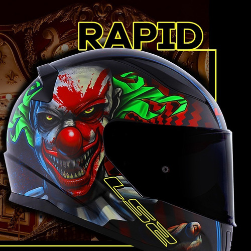 Imagem 8 de 8 de Capacete Ls2 Rapid Ff353 Happy Dreams Nota Fiscal