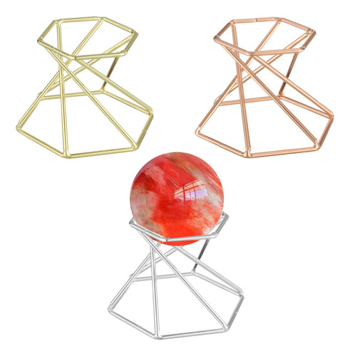 Soporte Hexagonal Para Bola De Cuarzo Místico Y Fotografía