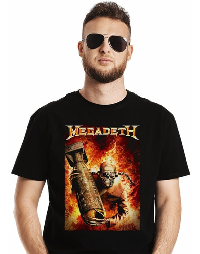 Polera Megadeth Arsenal Of Megadeth Metal Impresión Directa