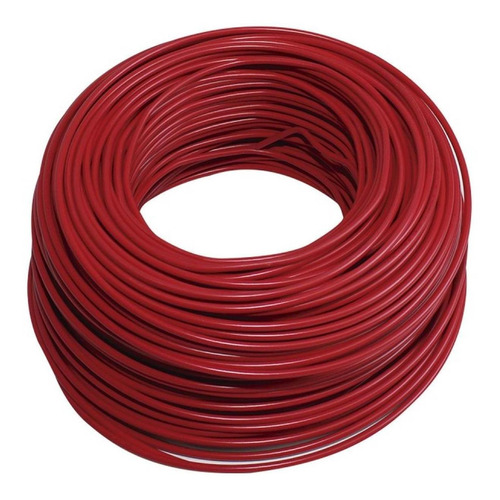 Cable Thw-ls 1x10 Rojo 100m 100% Cobre Nom Cdc