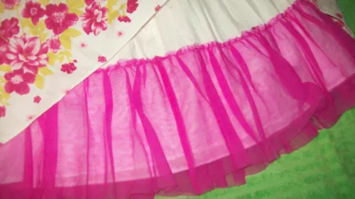 Vestido De Niña Talla 4 (Usado)