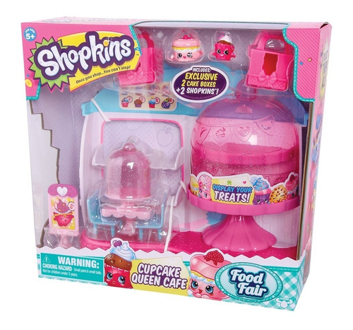 Shopkins Cupcake Queen Cafe Food Fair Planeta Juguete