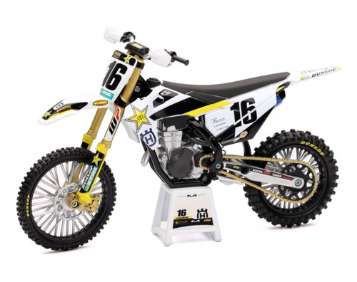 Newray 58243 1:12 Rockstar Husqvarna Team Bike 2020 ( Zach