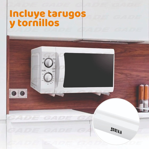 Imagen 3 de 7 de Soporte Mensula Horno Electrico Microondas Regulable Jieli