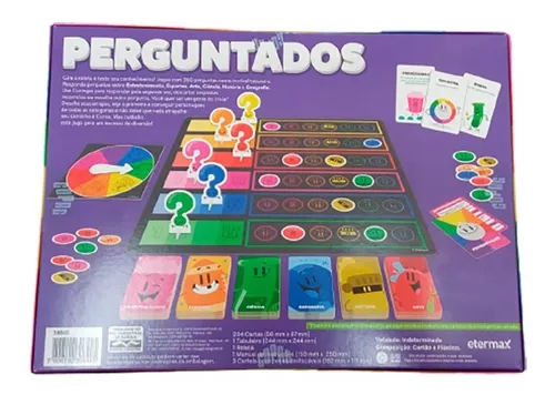 Jogo Perguntados - Tabuleiro Perguntas e Respostas - Copag - Jogos de  Tabuleiro - Magazine Luiza