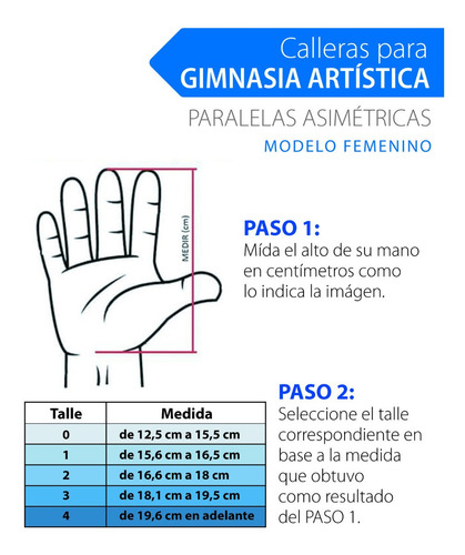 Calleras Para Asimetricas C/hebilla Gimnasia Artistica