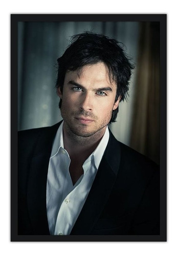 Quadro 44x64cm Ian Somerhalder - Séries - 74