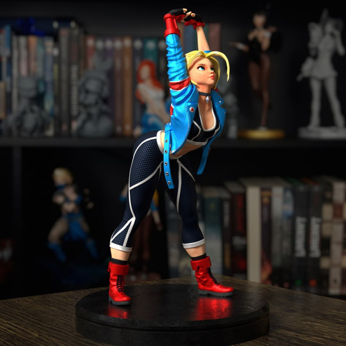 Archivo Stl Impresión 3d - Street Fighter - Cammy Vi - Messi