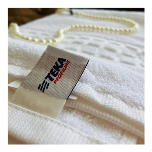 Jogo 5 Toalhas Hotel Linha Toronto 500 G/m² Teka Profiline Cor Branco