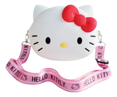 Bolsa Hello Kitty Silicona Con Correa Para Hombro