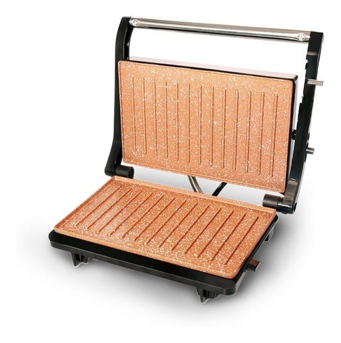 Sanduchera Grill Asador Panini 180 Grados Home Elements