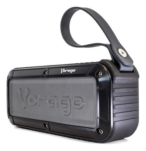 Mini Bocina Portátil Bluetooth Vorago Bsp-500 Contra Agua Xl Color Negro