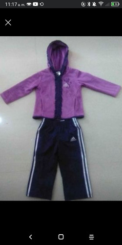 Conjunto adidas Original Para Niña Talla 12 Meses.