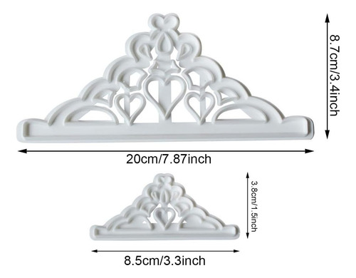 Nx Jardim 2pcs Crown Molde