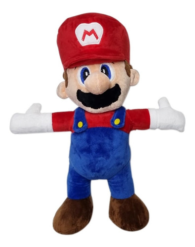 Peluche Muñeco Mario Bross 40cm Grande Suave