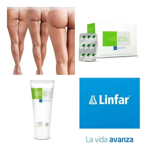 Peptine Cellulite Capsulas + Crema Celulitis Peptona Linfar 