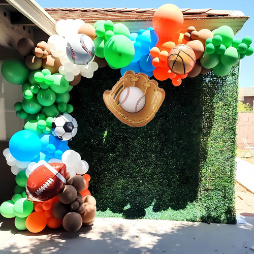 Guirnalda De Globos Deportivos Para Decoracion De Fiesta De