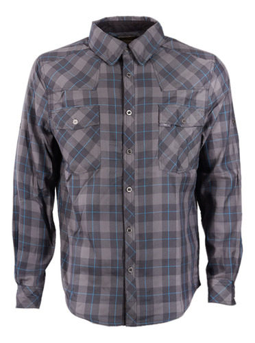 Camisa Hombre Mountain Towns Shirt L/s Grafito Lippi