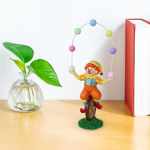 Figura De Acrobático De Resina, Micropaisaje Decorativo