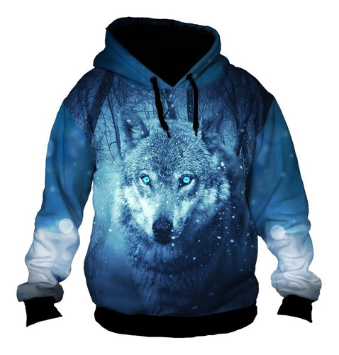 Buzo O Campera Con Capucha Zt Bczt-0364 - Lobo 1