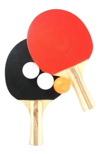 Set Juego De Ping Pong 2 Paletas + Red Soporte + 3 Pelotas