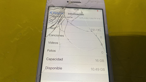 iPhone 5s Color Gris 16 Gigas No Funciona Display Buena Estetica. Leer¡¡¡ (Usado)
