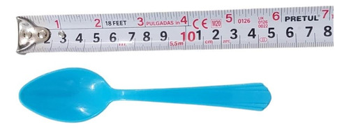 Kit 15 Cuchara Pastel Plastico Reutilizable Economica