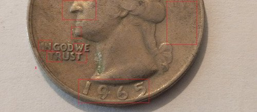 Quarter Dólar, Raro 1965, Múltiples Errores Ddo, Ddr, Rpm (Usado)