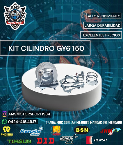 Kit Cilindron Gy6 150