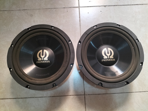 Par De Subwoofers Pioneer Japoneses Ts-w301f Old School.