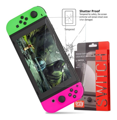 Imagen 7 de 9 de Kit Estuche Nintendo Switch Bolso Vidrio Templado Juegos Funda Accesorios Porta Juegos Auriculares Rigido Glass Original