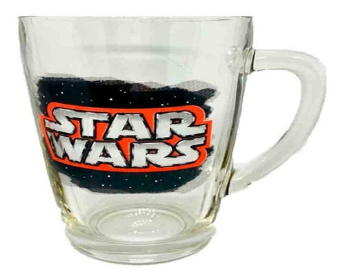 Taza De Vidrio Star Wars Logo Modelo 2