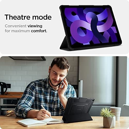 Imagen 5 de 8 de Funda Spigen Rugged Ar Pro Para iPad Air 4th Generation Con