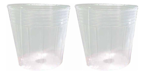 Vaso Transparente Para Plantones De Orquídeas Suculentas, 10