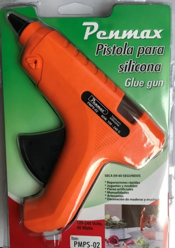 Pistola De Silicona Penmax Grande 60w Silicona Gruesa X1 Und